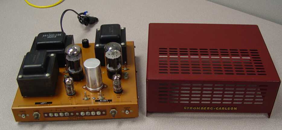 Here's a 20 Watt per channel stereo amplifier from Stromberg Carlson,m...